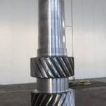 Forging Steel Drive Spur Ball EN24 Mill Pinion Gears and kiln pinion gear with