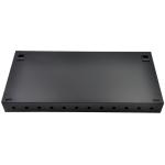 48 Ports 19inch Rack Mount Termination Box with Fiber Optic Patch Panel and 24