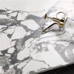 600x600mm White Matt Marble Glazed Ceramic Tiles Washroom Rustic Floor Wall