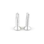 Stainless Steel 410 316 Bi-Metal Flat Head Phillips Self Drilling Screw ST4.8x25