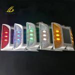 LED Solar Flashing Road Studs Waterproof For Traffic Sign Usage And Safety